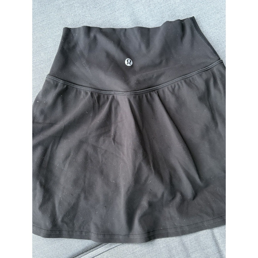 Lululemon Black Casual Everyday Skirt Skorts Women's Size 2